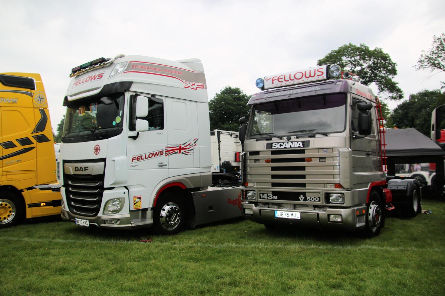 Whitchurch in Shropshire in the UK on 1 June 2024. A view of a Truck at a Truck show photo