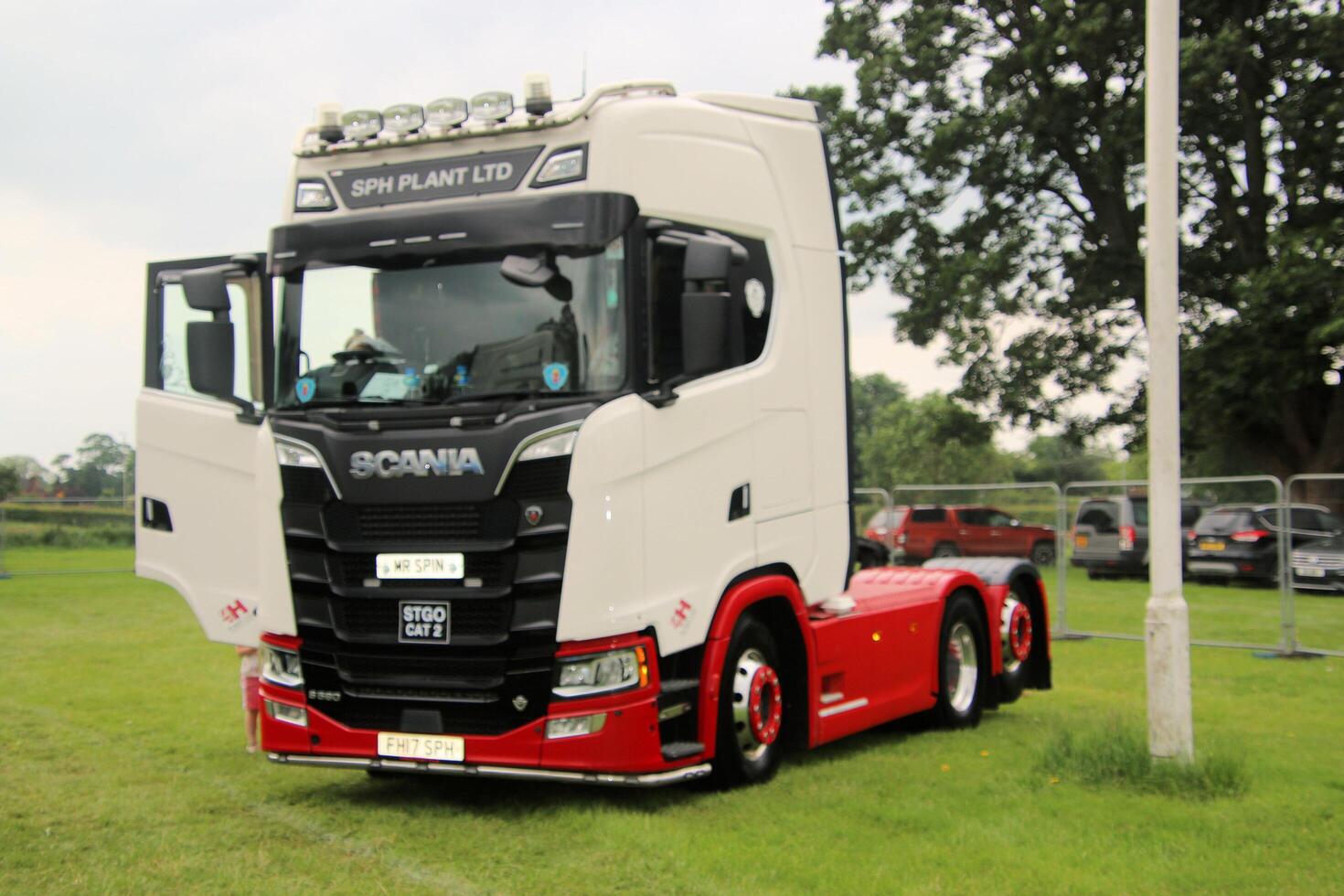 Whitchurch in Shropshire in the UK on 1 June 2024. A view of a Truck at a Truck show photo