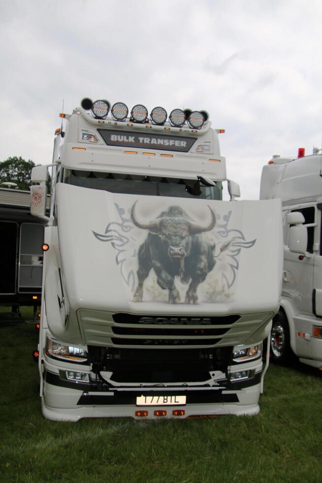 Whitchurch in Shropshire in the UK on 1 June 2024. A view of a Truck at a Truck show photo