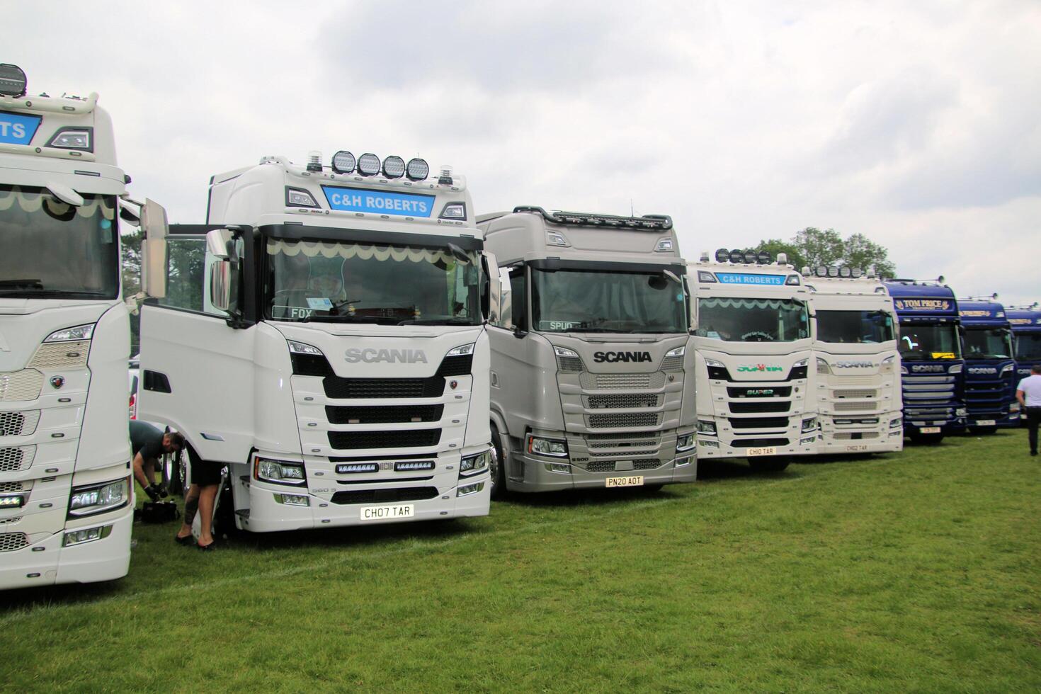 Whitchurch in Shropshire in the UK on 1 June 2024. A view of a Truck at a Truck show photo