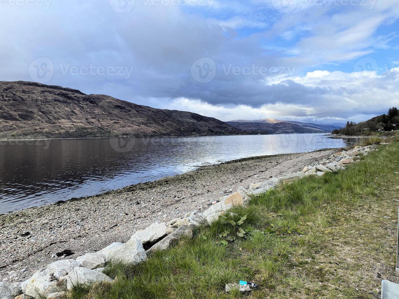 A view of Loch Eli near Fort William in Scotland photo