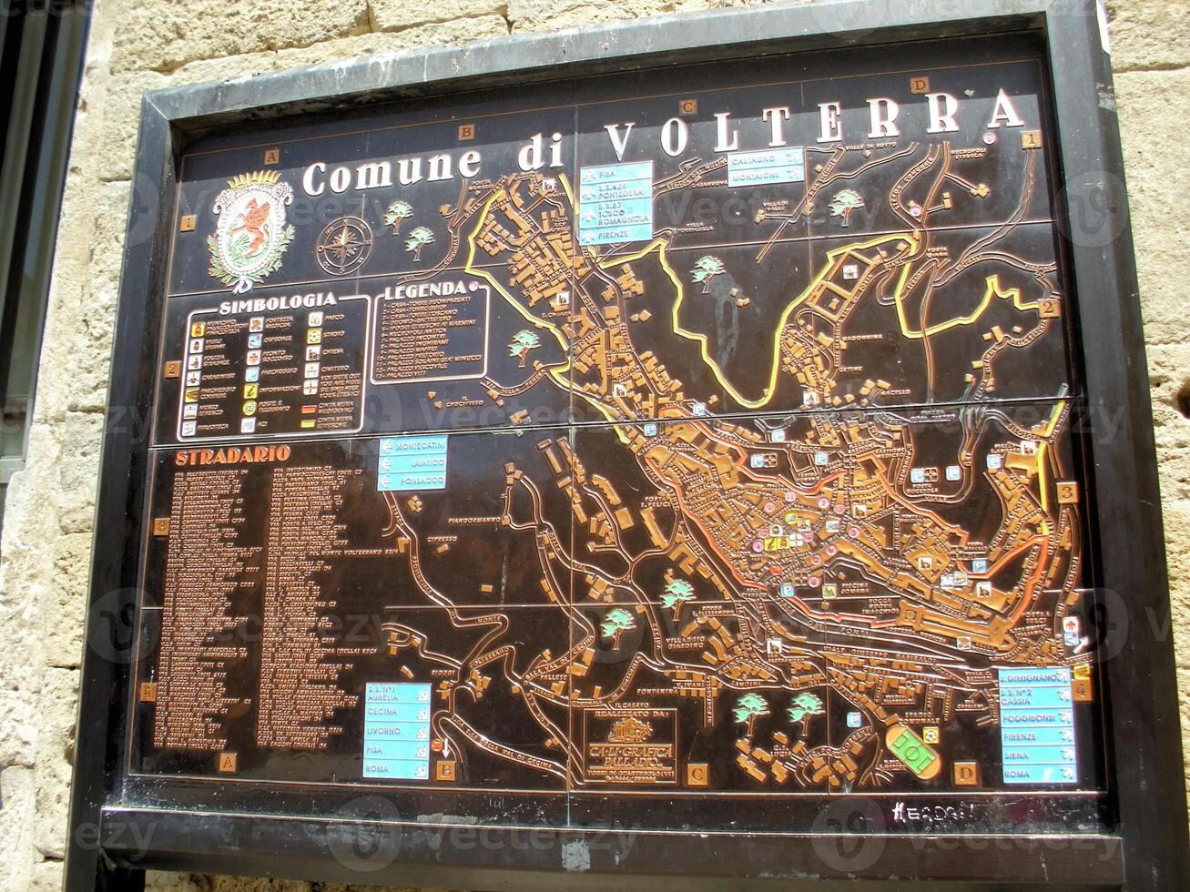 A view of the Italian town of Volterra where the Twilight Saga was filmed photo