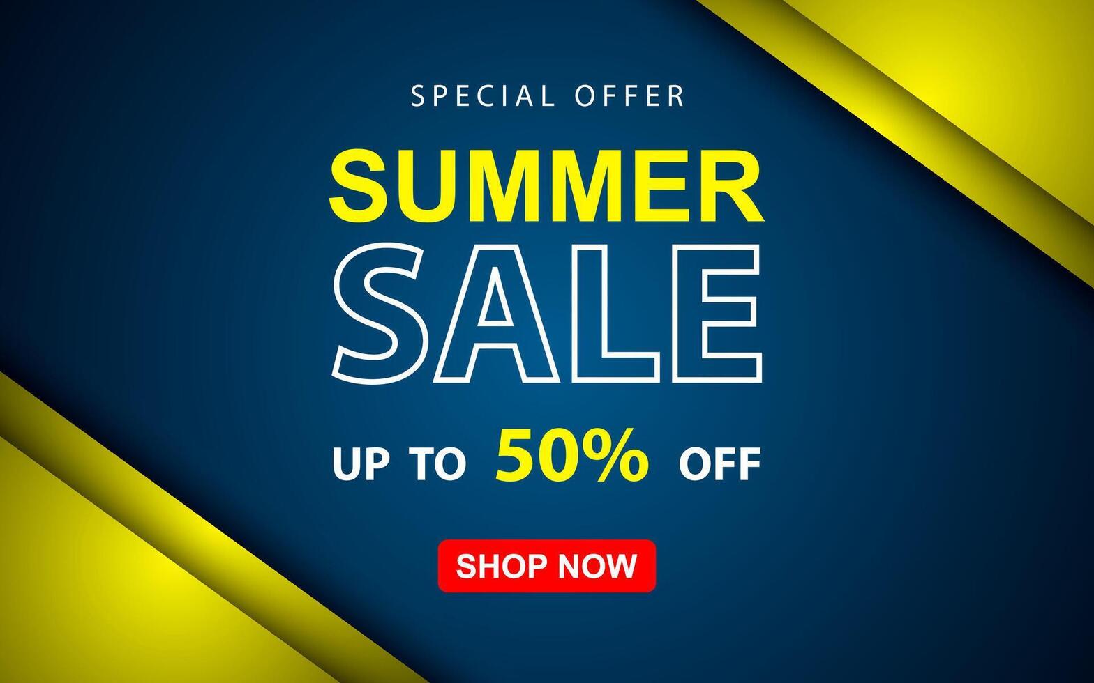 Summer Sale background for web banners, posters, online shopping ads, social media and networks, marketing materials. vector