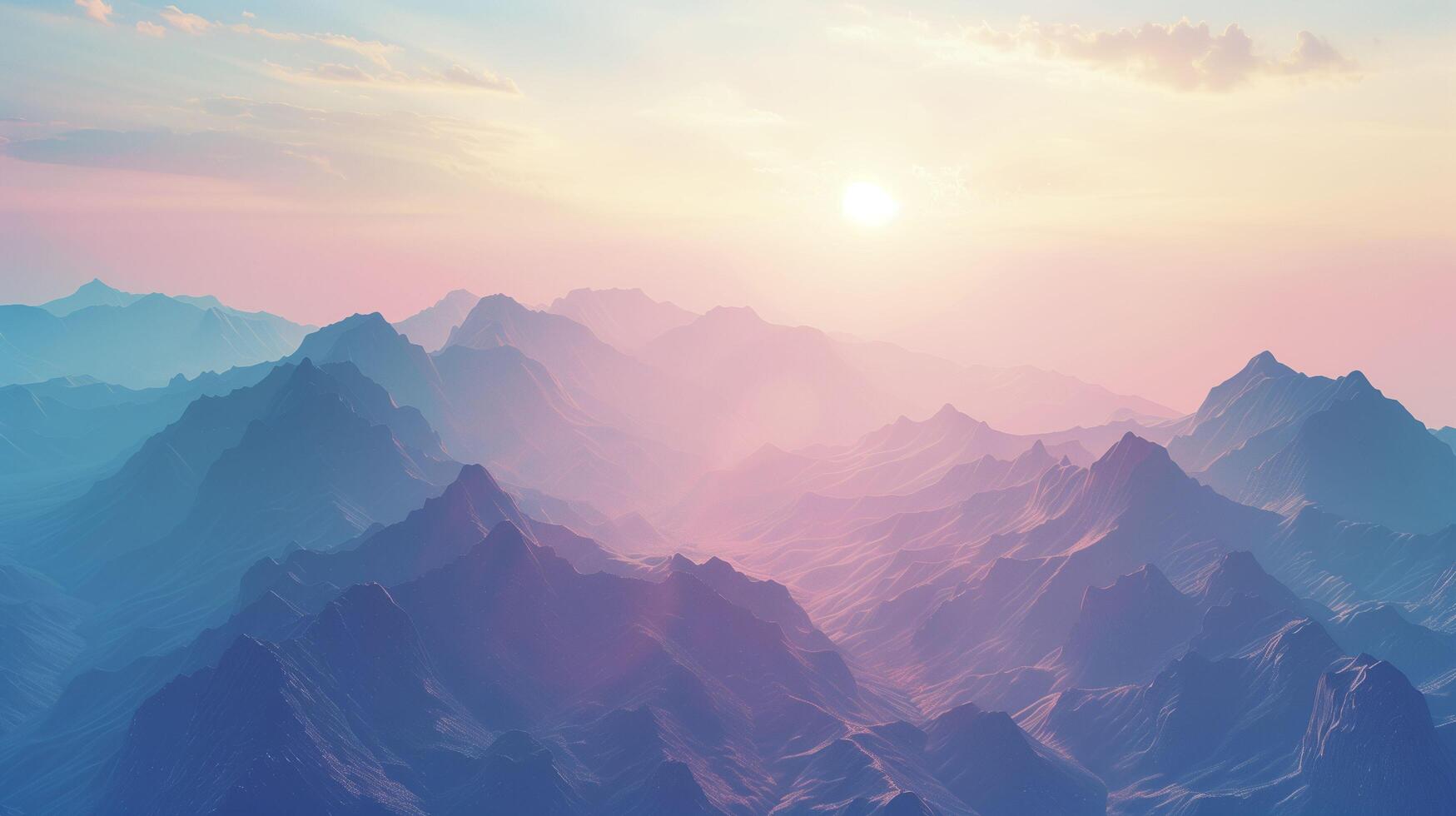 gorgeous range of mountains with a clear sky photo