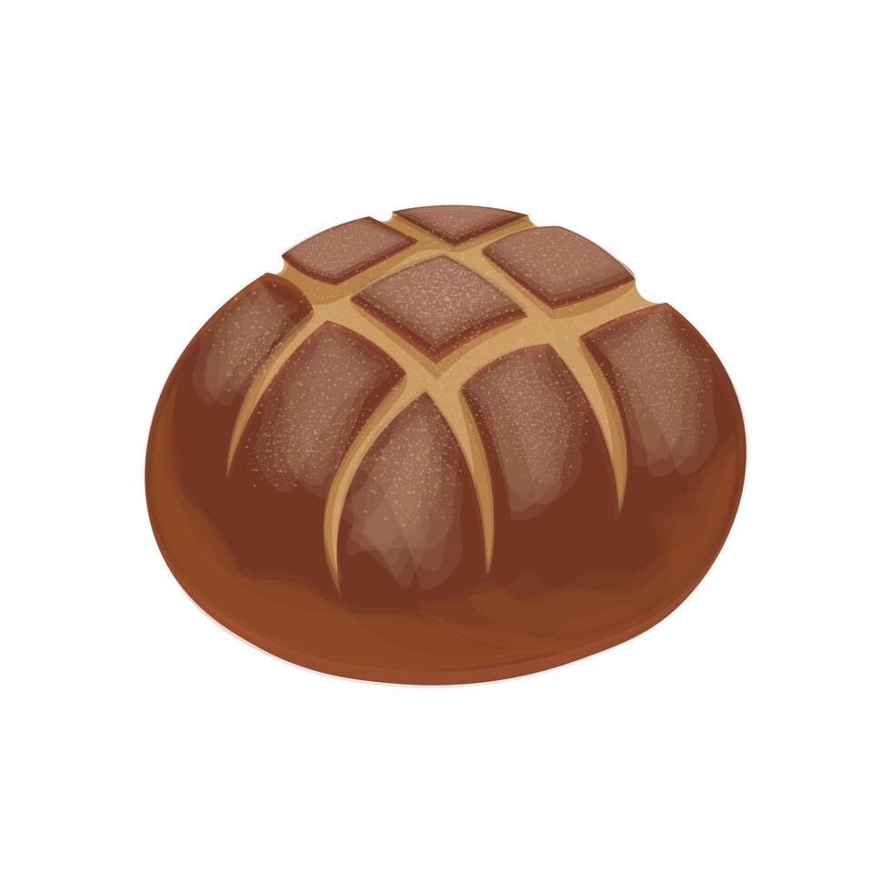 Illustration logo clip art Freshly Baked Sourdough Bread vector