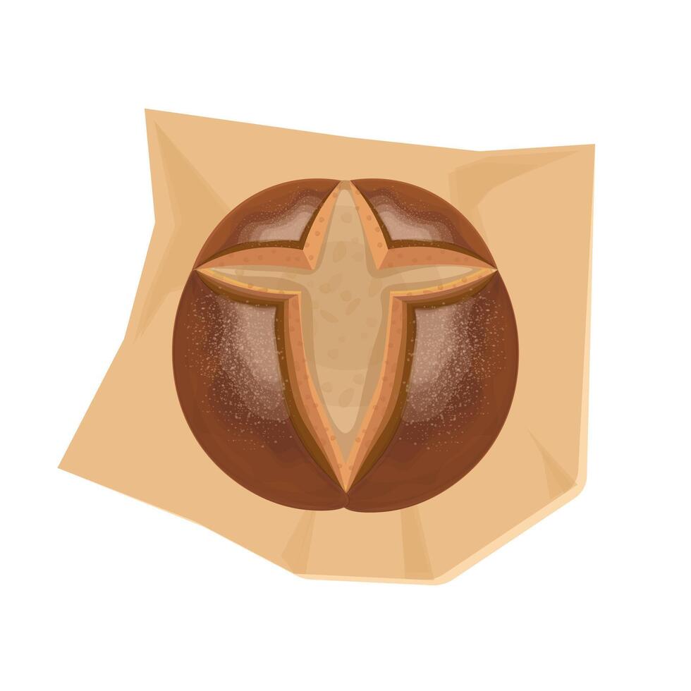 Illustration logo clip art Artisan Bread Sourdough Bread vector