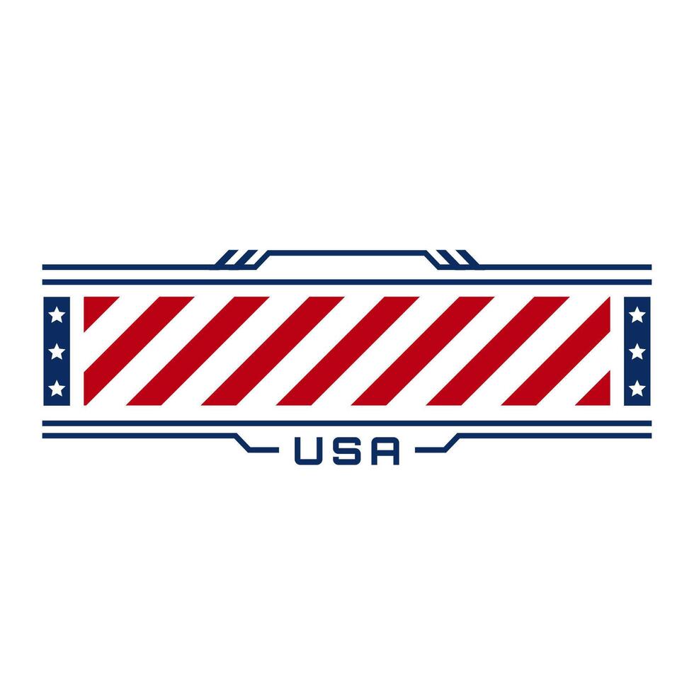 simple shirt design of america flag vector
