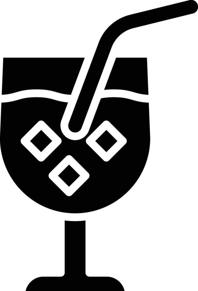 Drink Glyph Icon Design vector