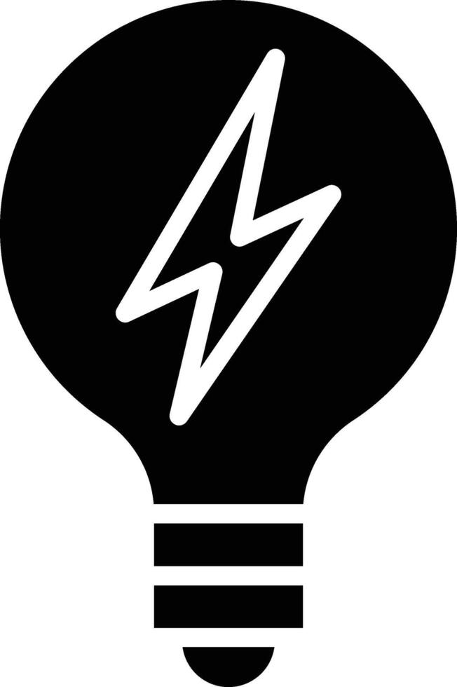 Renewable Energy Glyph Icon Design vector
