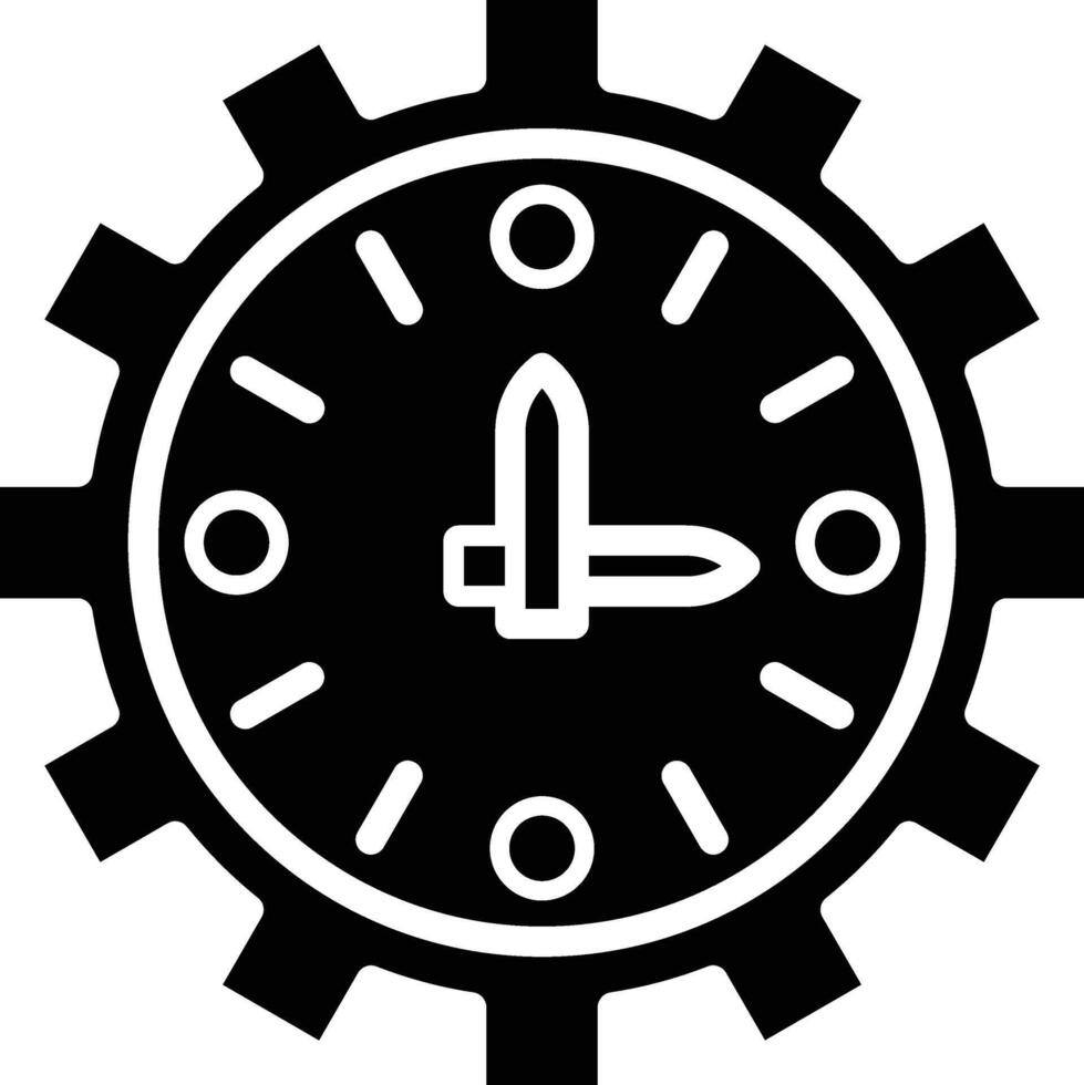 Present Glyph Icon Design vector