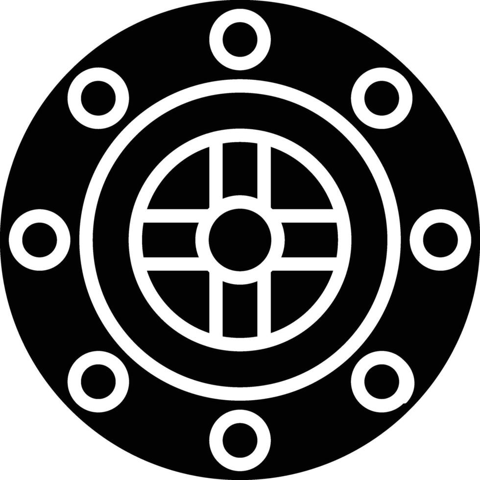 5d Optical Glyph Icon Design vector