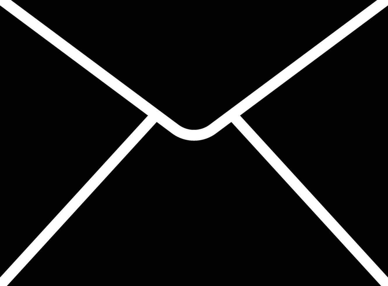 Envelope Glyph Icon Design vector