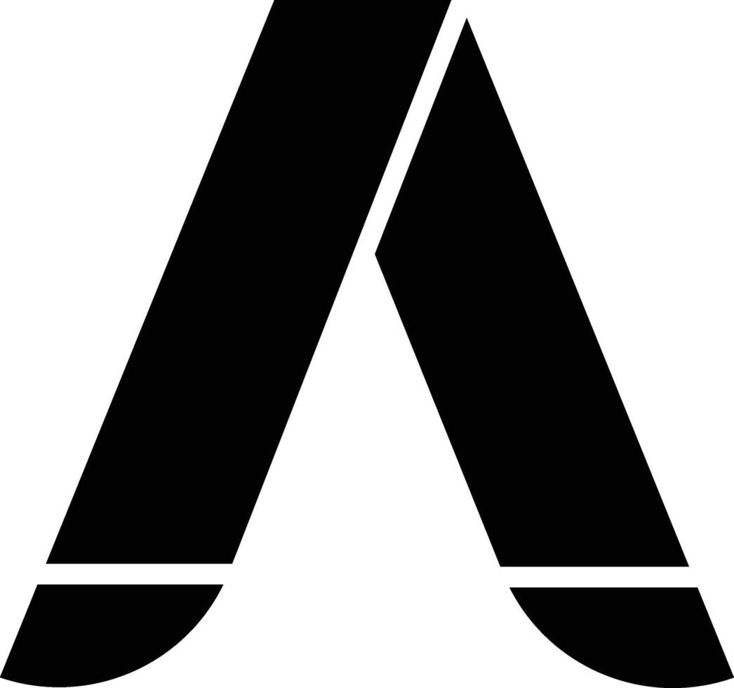 Ad Words Glyph Icon Design vector