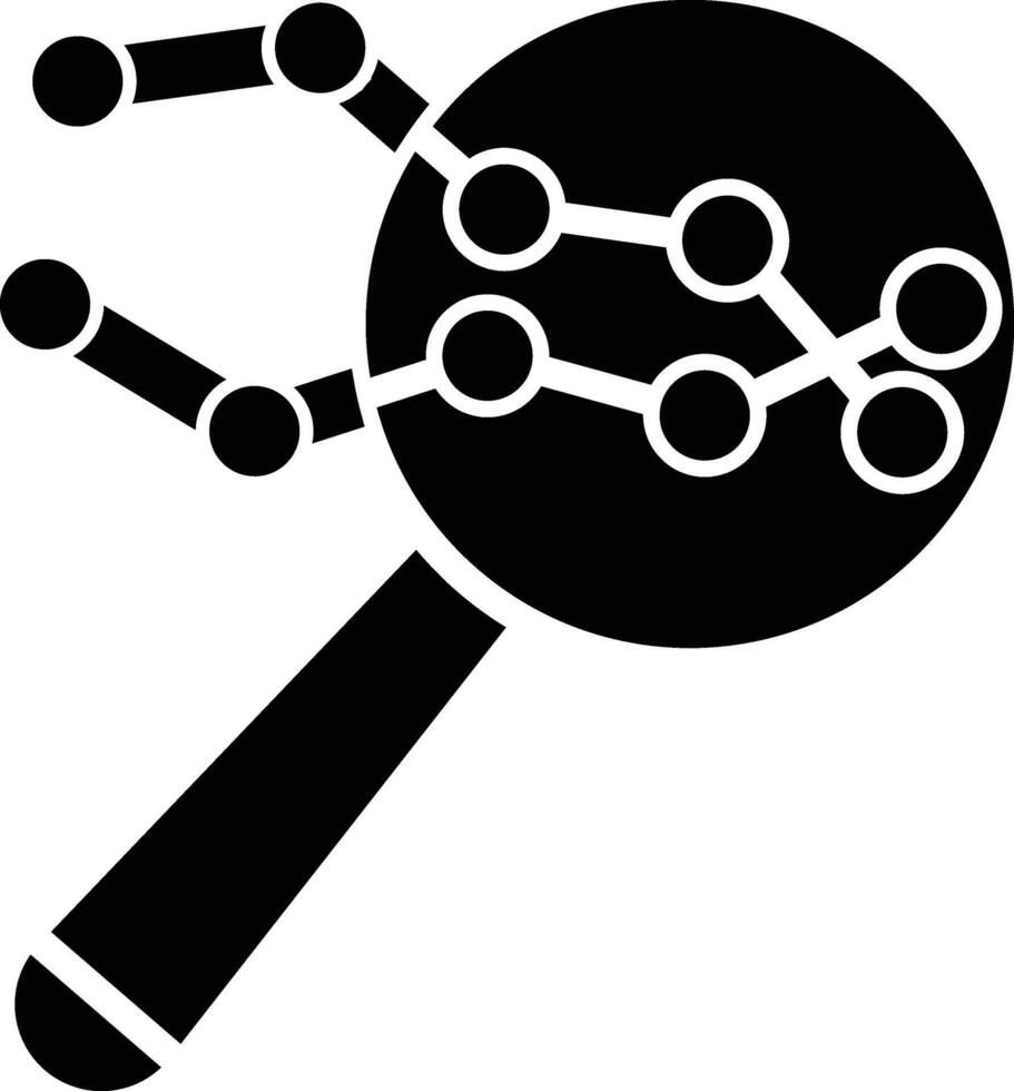 Competitor Analysis Glyph Icon Design vector