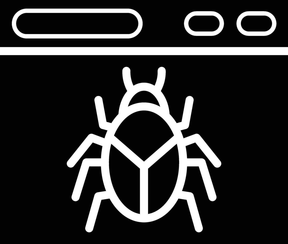 Crawler Glyph Icon Design vector