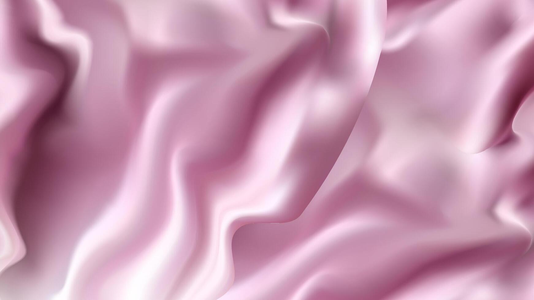 3d design with silk texture cloth background. Lilac silk drapery. Luxurious satin fabric. Product advertising design. realistic illustration. vector