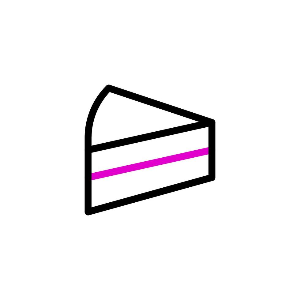 Wedding love icon duocolor black pink vector