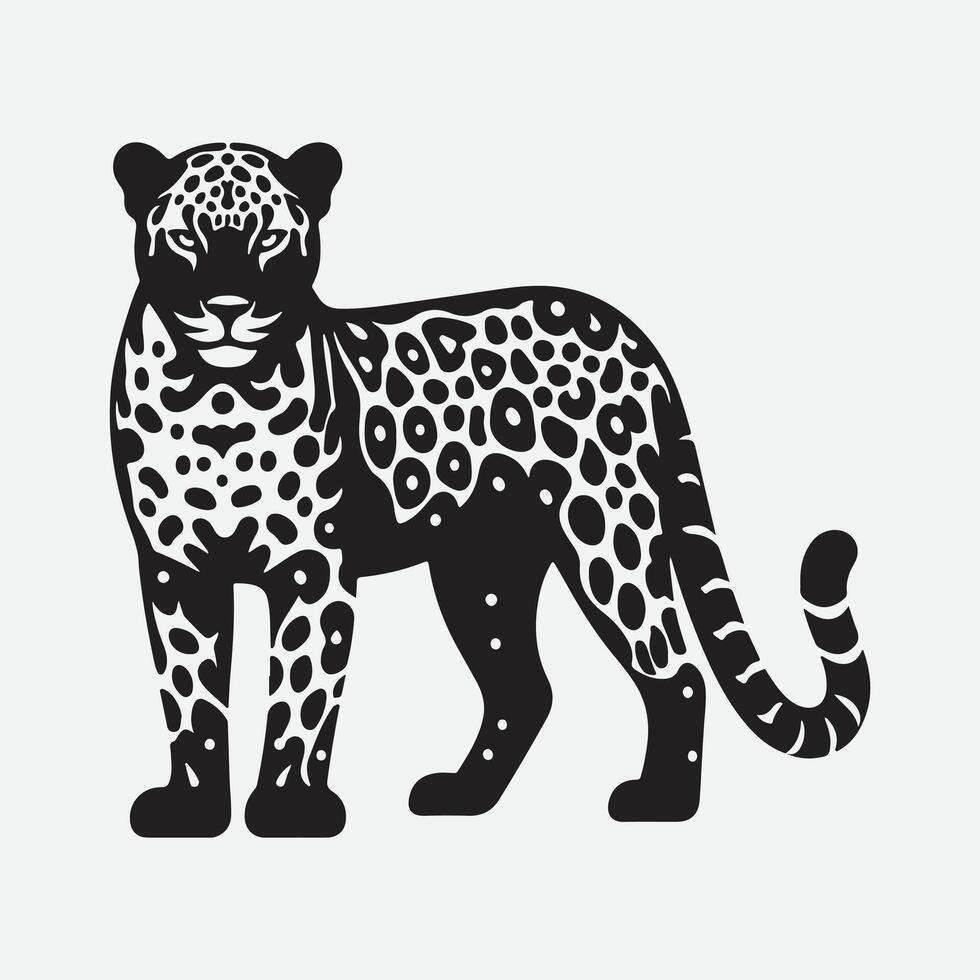 Ultimate Collection of Leopard Silhouette Designs vector