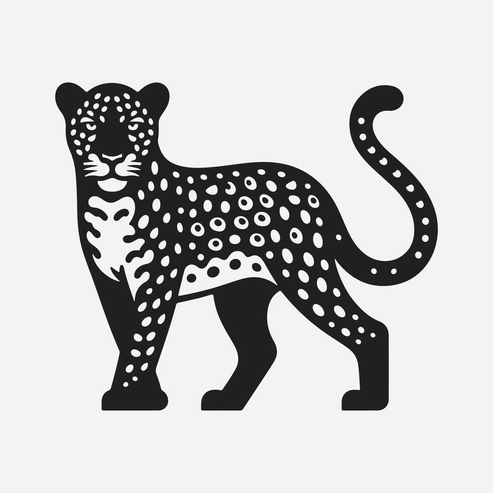 Ultimate Collection of Leopard Silhouette Designs vector