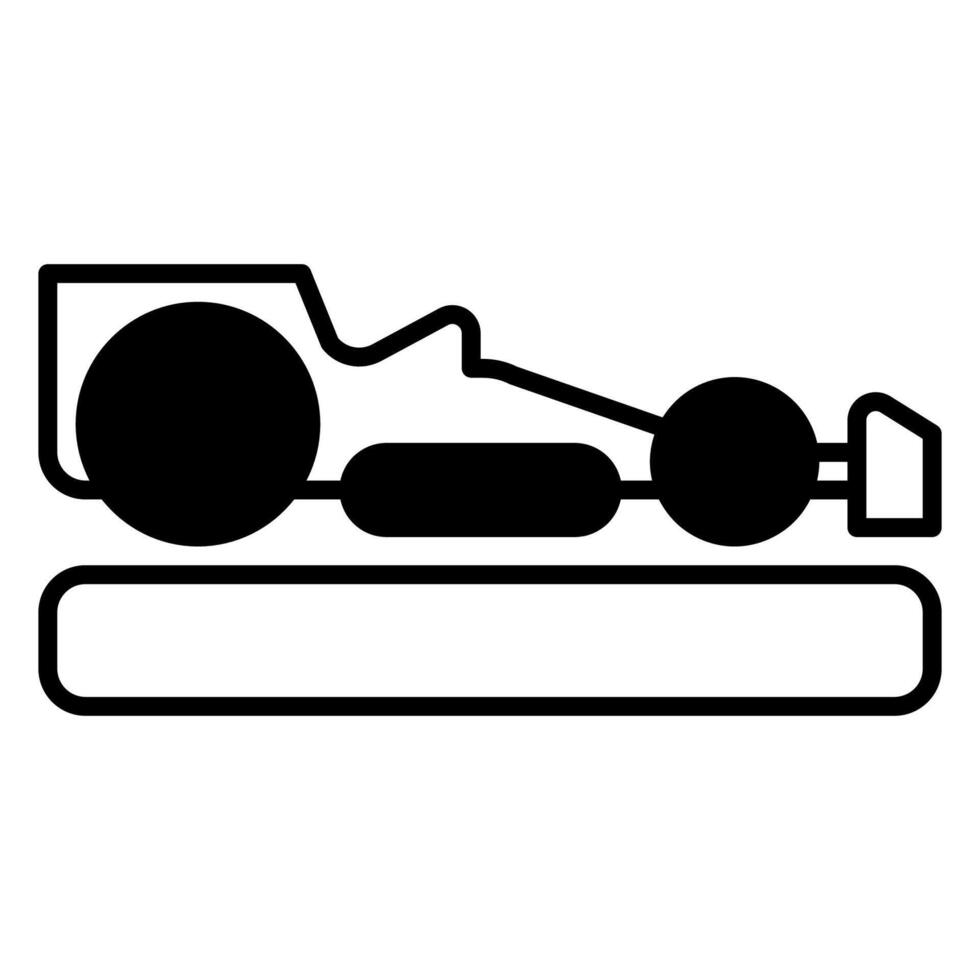 Car icon or logo illustration outline black style vector