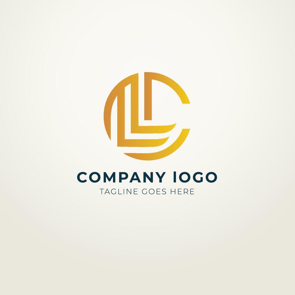C logo flat design L lawyer vector