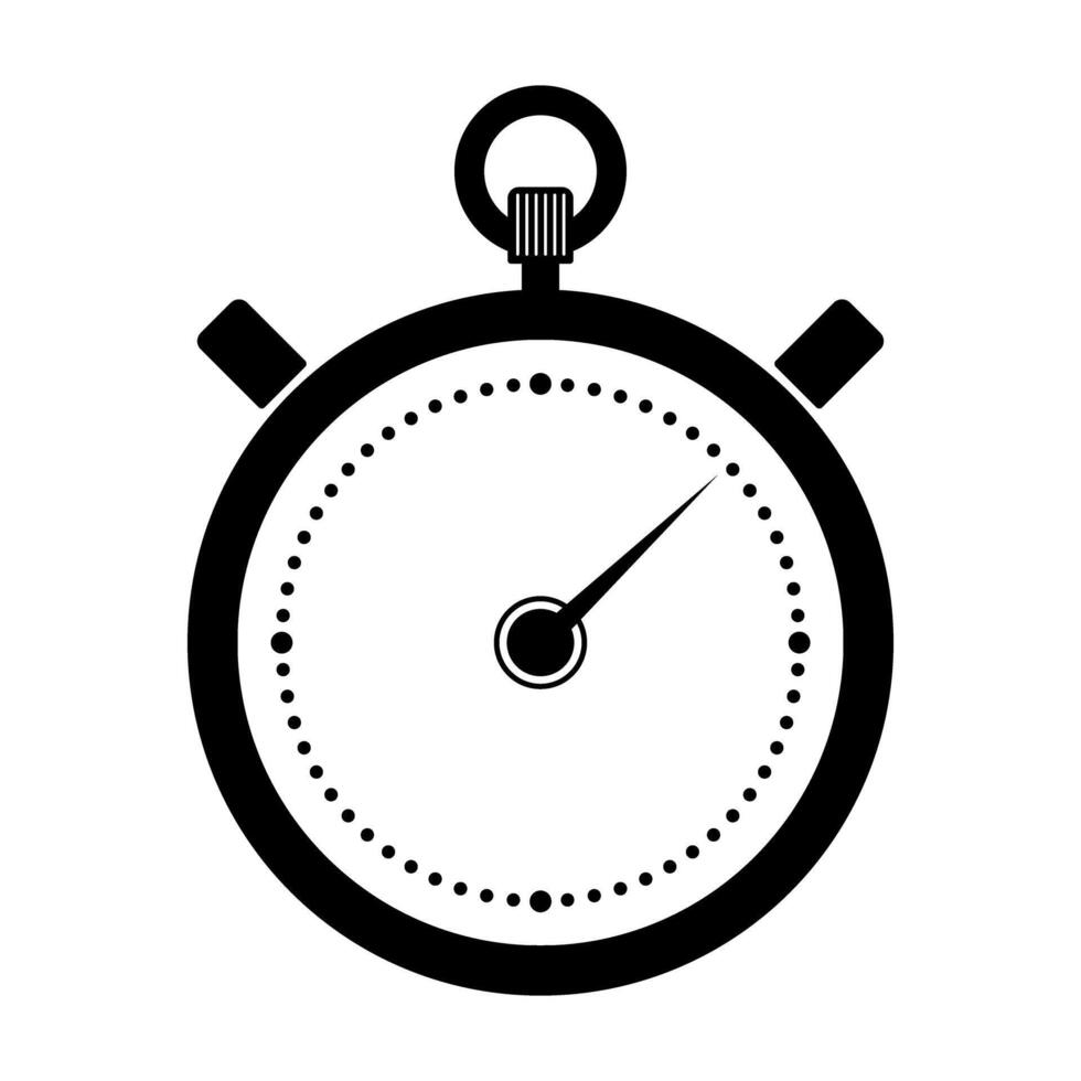 Stopwatch timer icon symbol vector