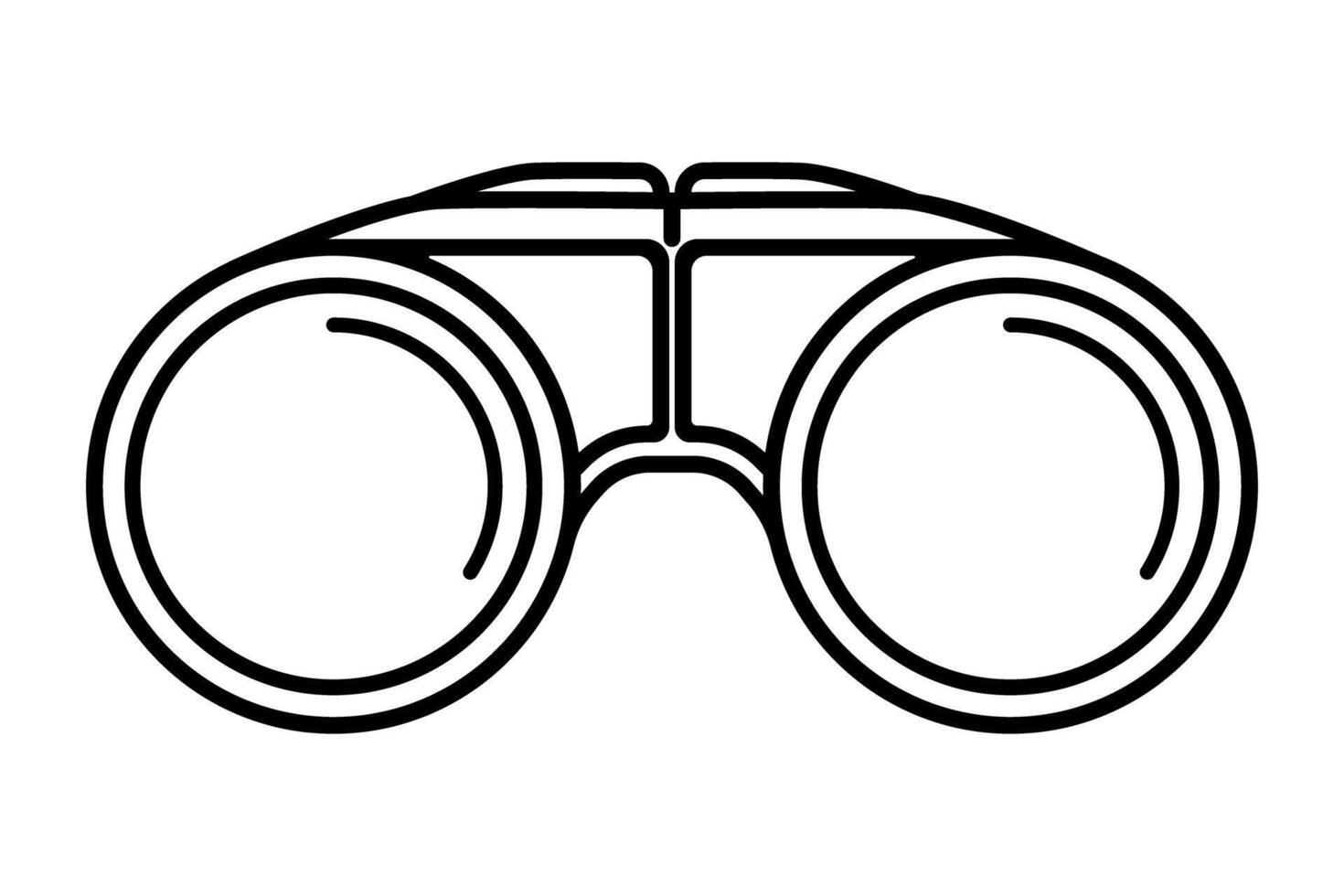 Binocular field glasses icon symbol illustration vector