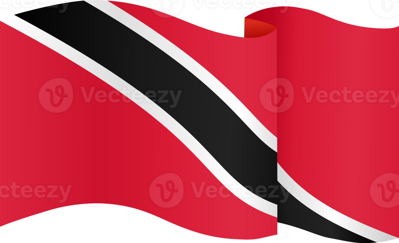 Trinidad and Tobago flag wave png
