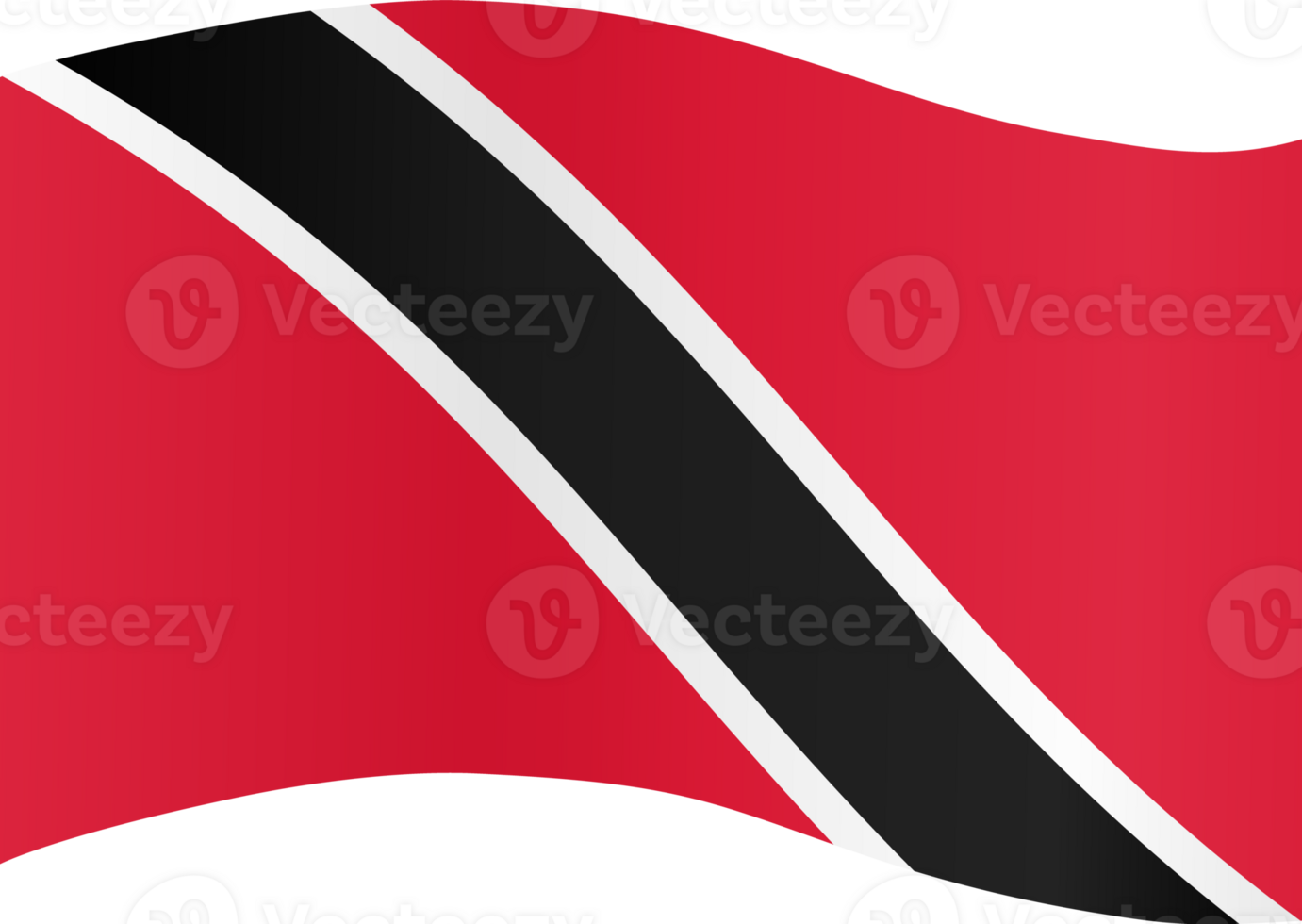 Trinidad and Tobago flag wave png