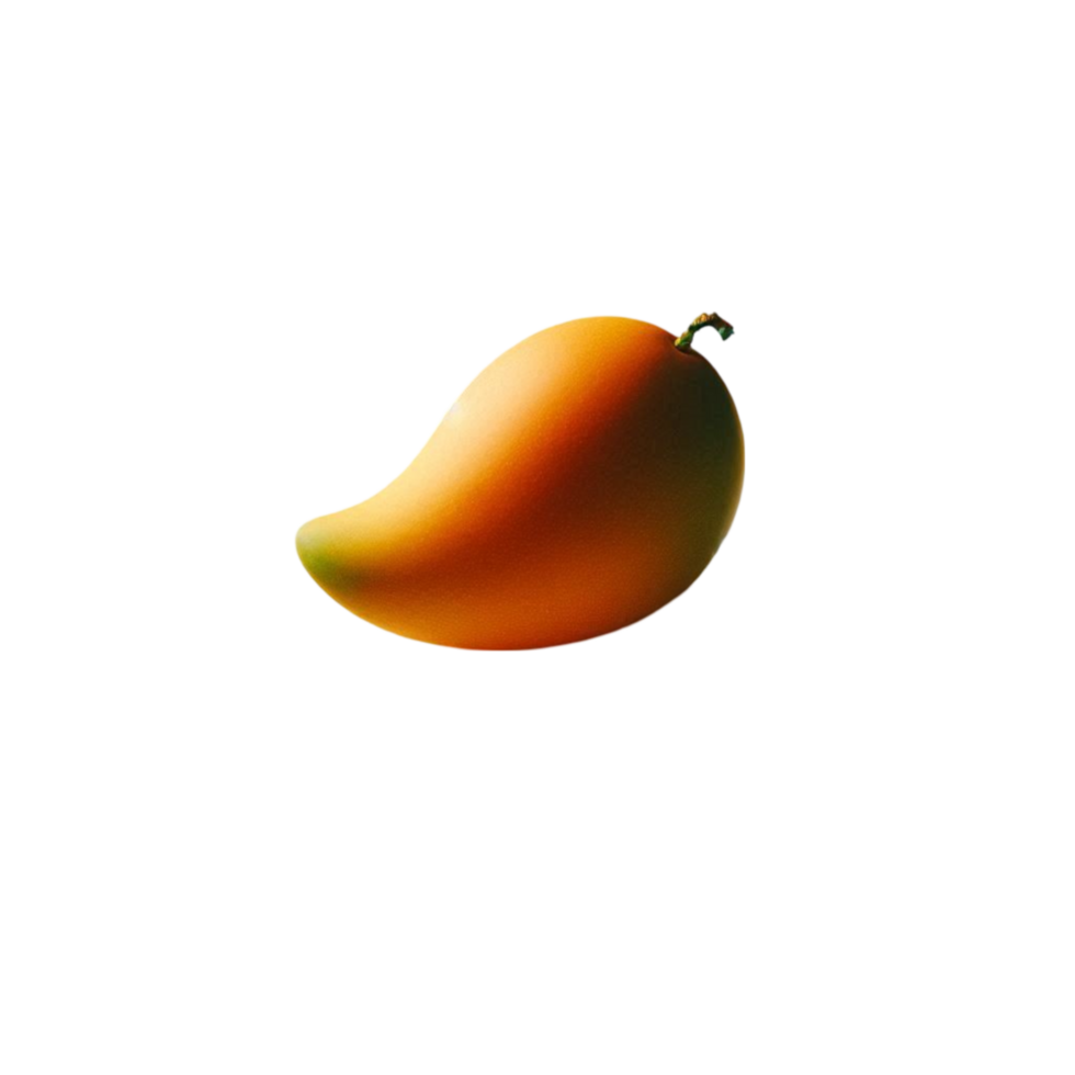 AI-Generated mango fruit icon on transparent background png
