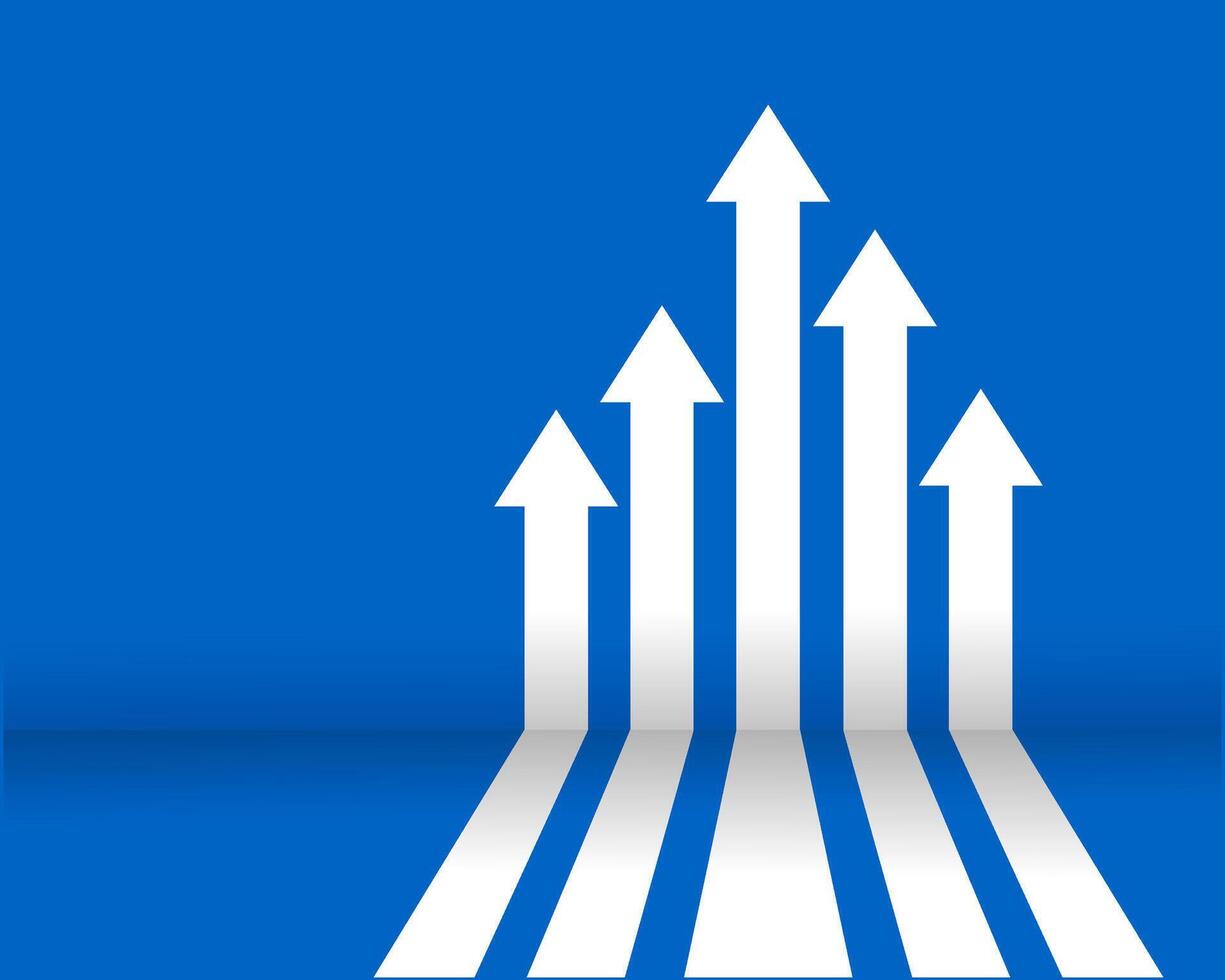 Arrow target direction concept to success illustratio vector