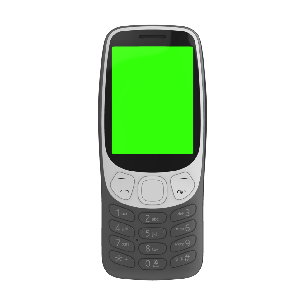Button phone greenscreen png