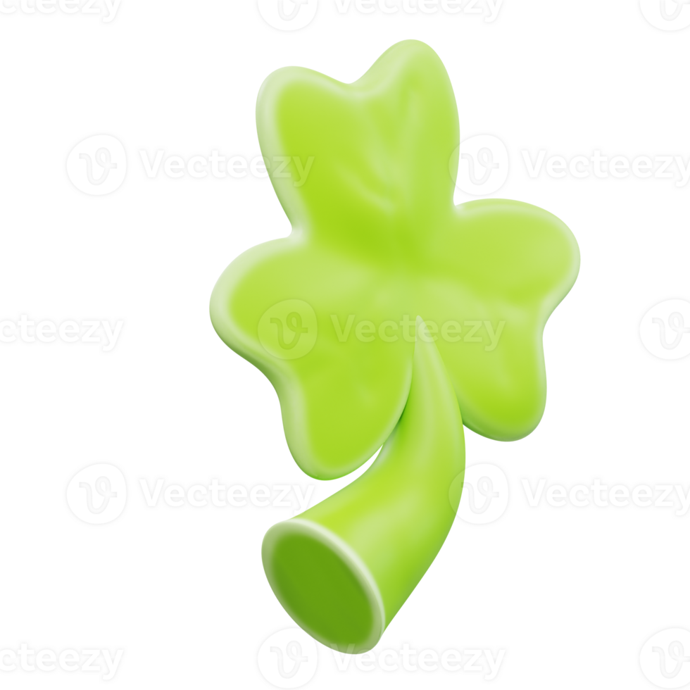 3d illustration St Patrick s Day clover png
