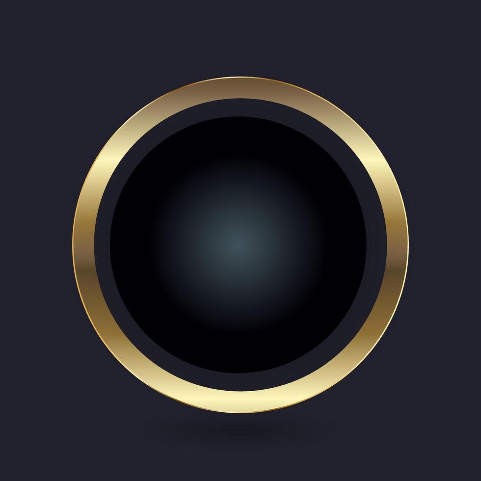 A luxury infographic templates, gold black color, flow chart data visualization for abstract background. premuim button , illustration design used in business vector