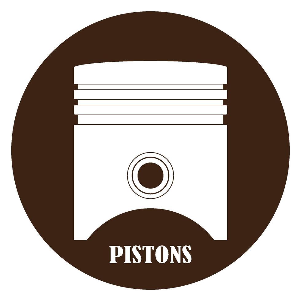 Piston icon design vector