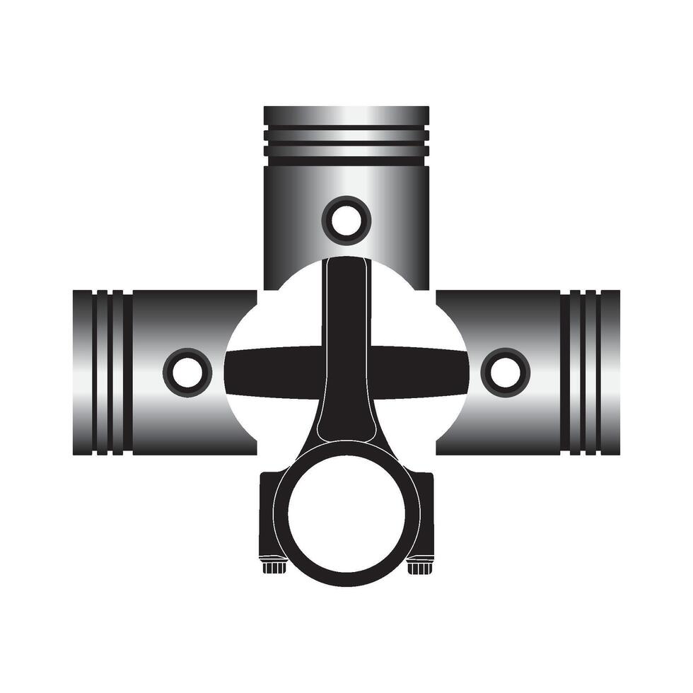 Piston icon design vector