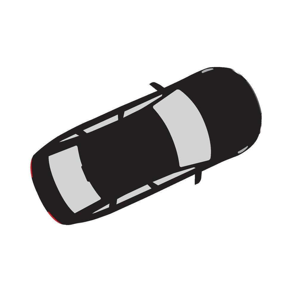 Top view of car icon vector