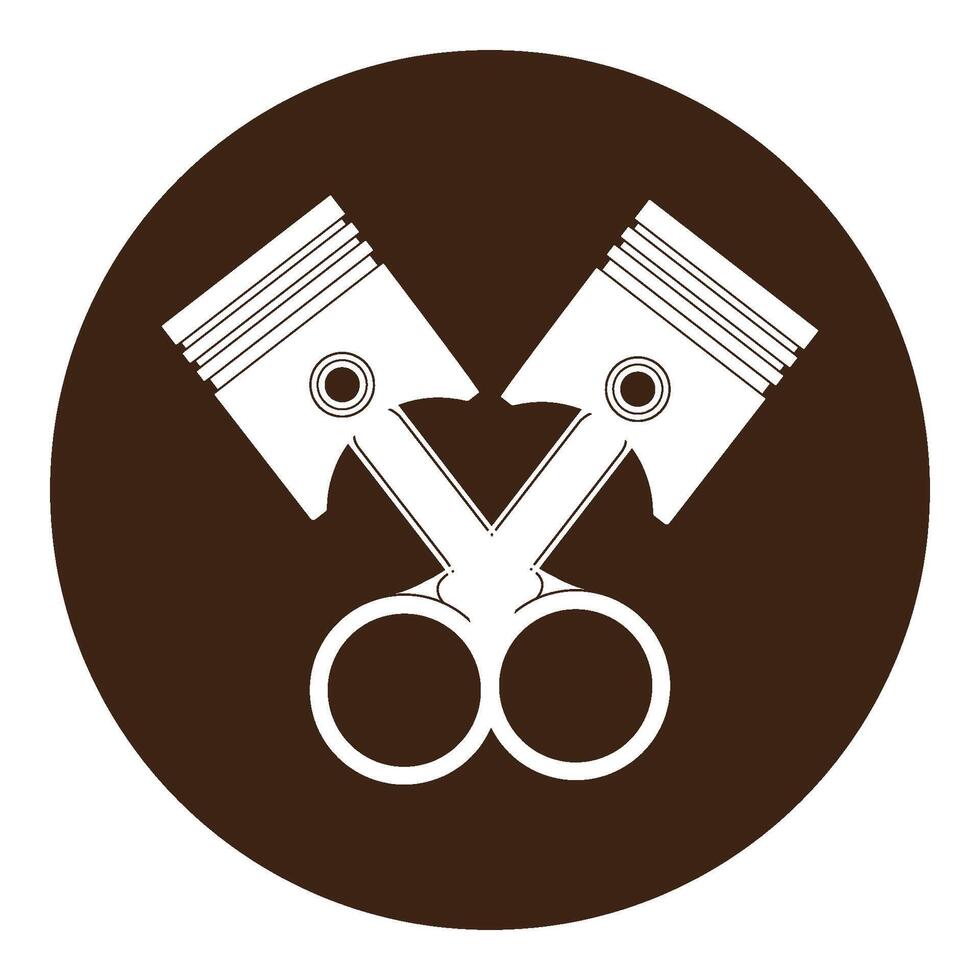 Piston icon design vector