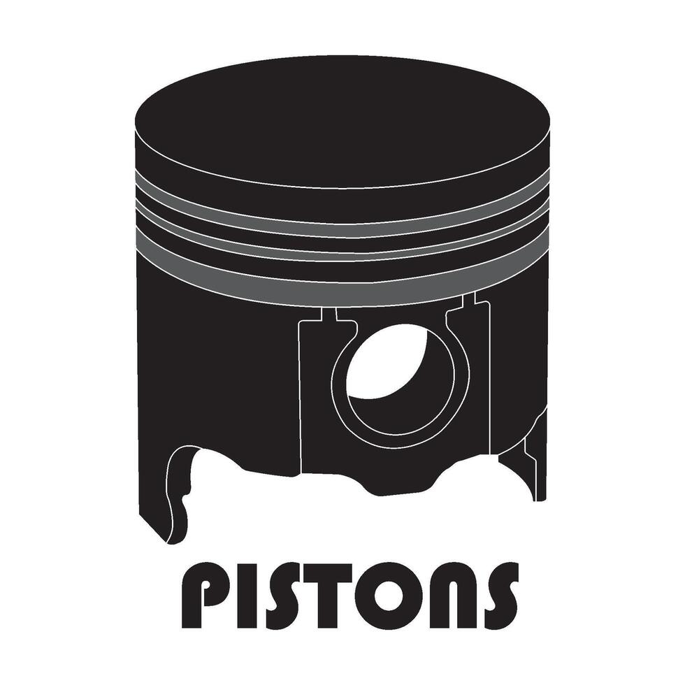 Piston icon design vector