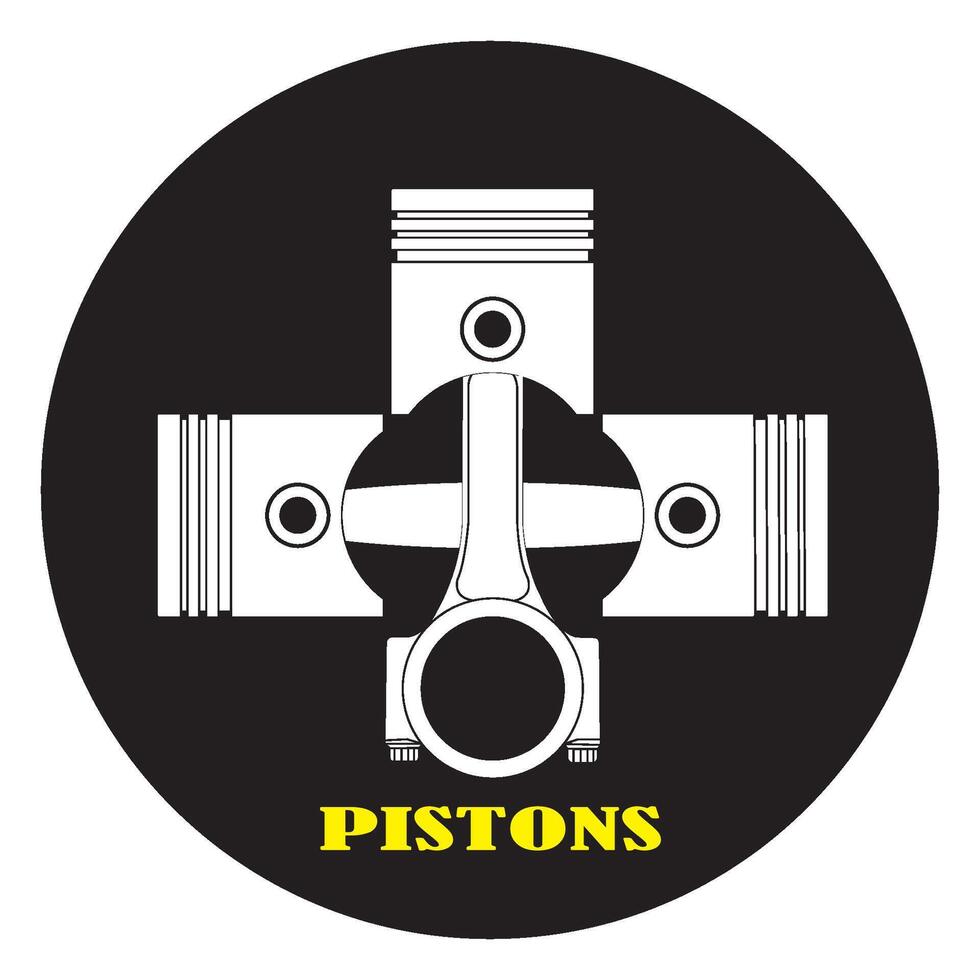 Piston icon design vector