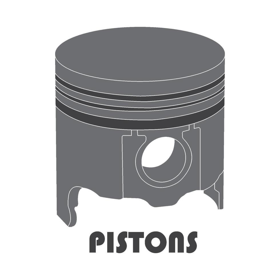 Piston icon design vector