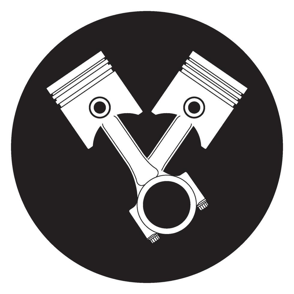 Piston icon design vector
