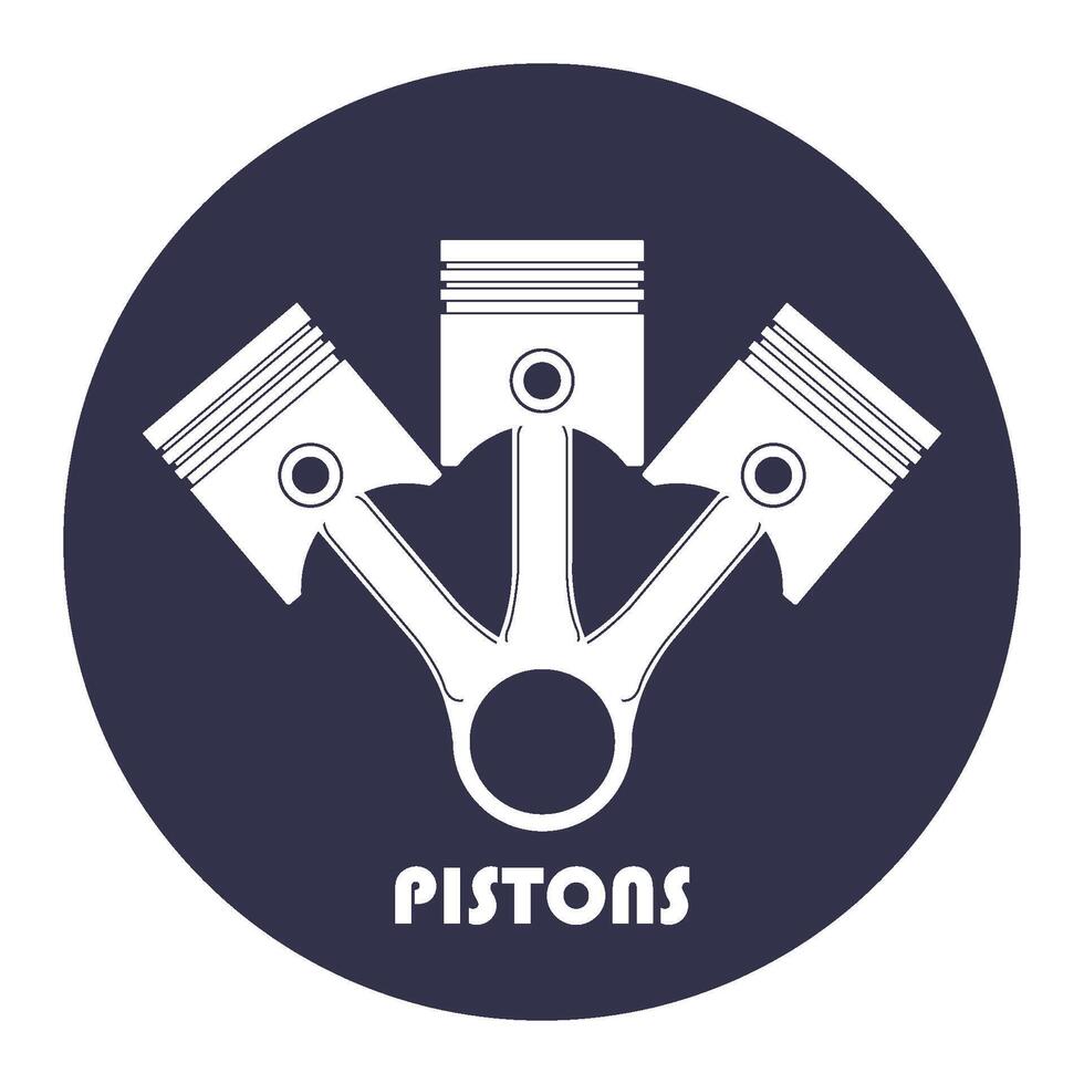 Piston icon design vector
