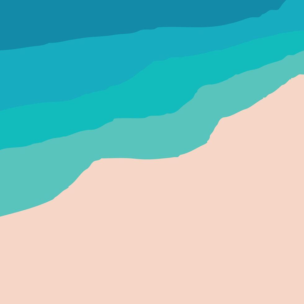 Beach background icon vector