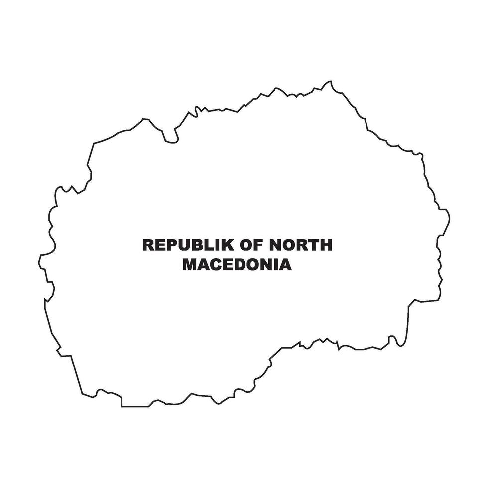Map of republic of north macedonia icon 46483277 Vector Art at Vecteezy