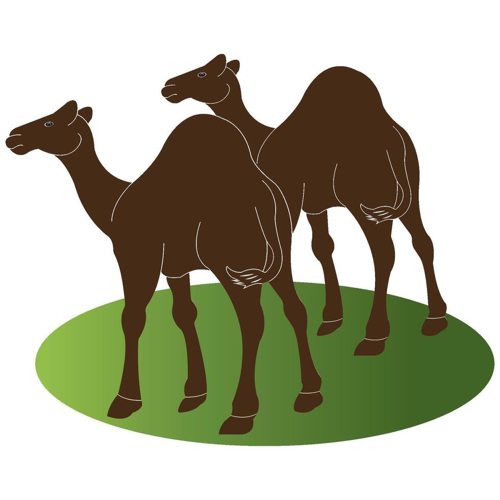 Camel logo design vector