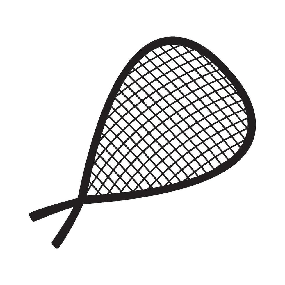 Bamboo fishing net vector