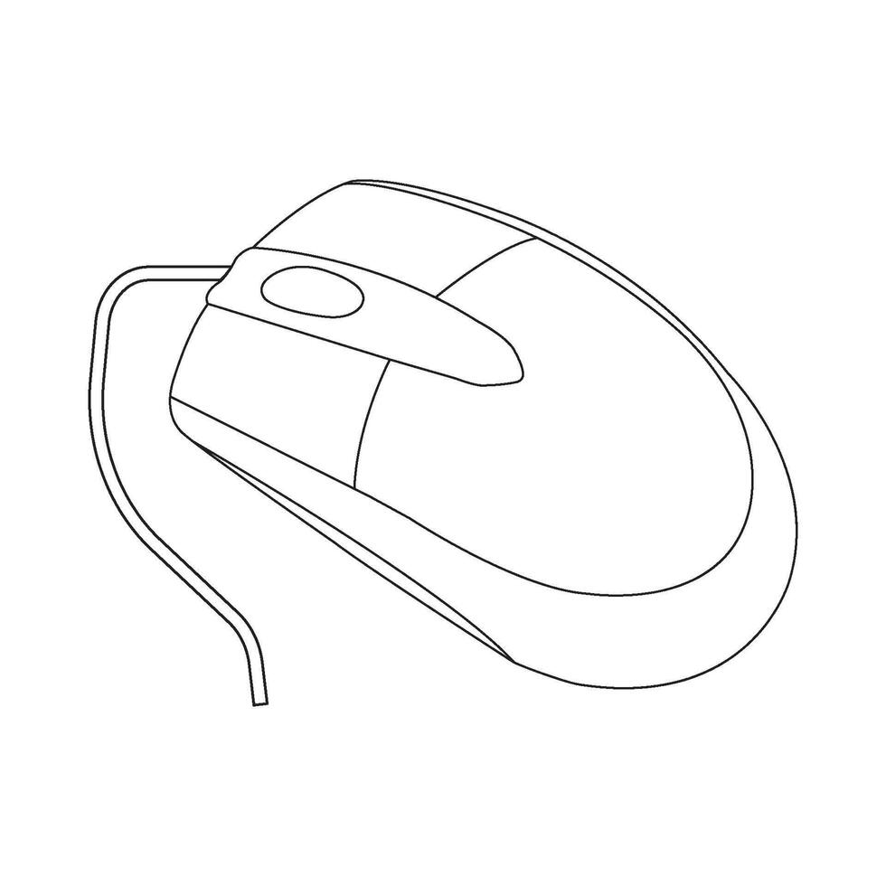 Computer mouse icon vector
