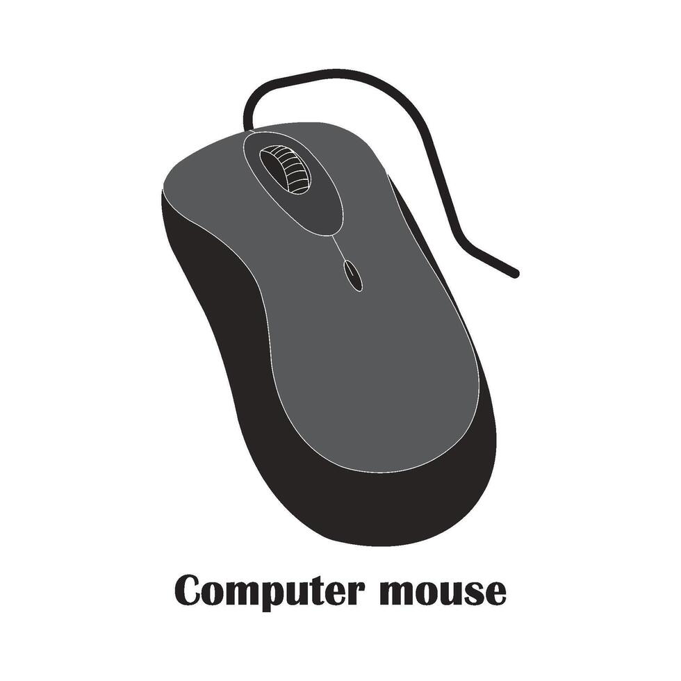 Computer mouse icon vector