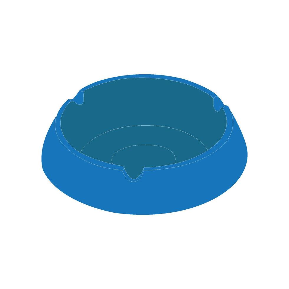 Cigarette Asthray icon vector